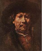 REMBRANDT Harmenszoon van Rijn Little Self-portrait oil painting reproduction